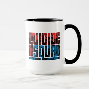 Suicide Squad Rood en blauw Logo Mok