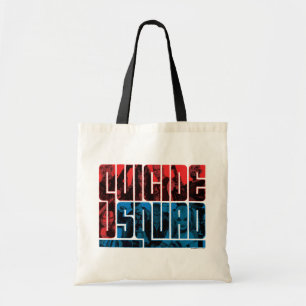 Suicide Squad   Rood en blauw Logo Tote Bag