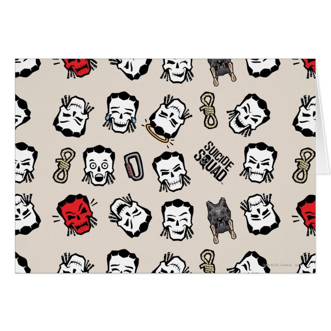 Suicide Squad | Slipknot Emoji Pattern (Voorkant Horizontaal)