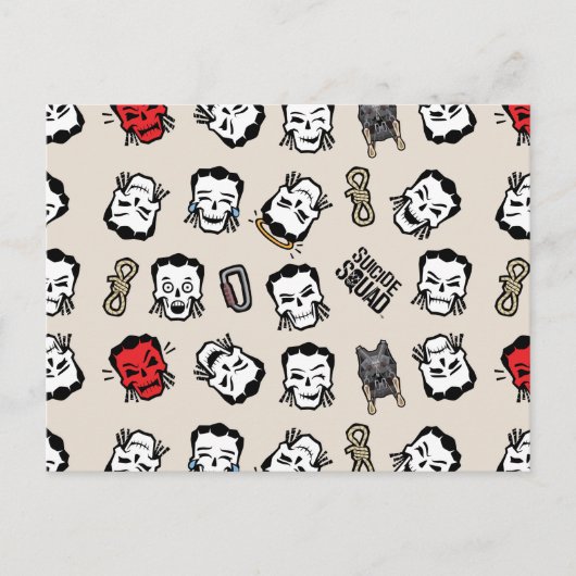 Suicide Squad | Slipknot Emoji Pattern Briefkaart (Voorkant)