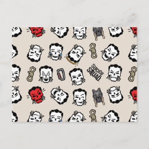 Suicide Squad   Slipknot Emoji Pattern Briefkaart