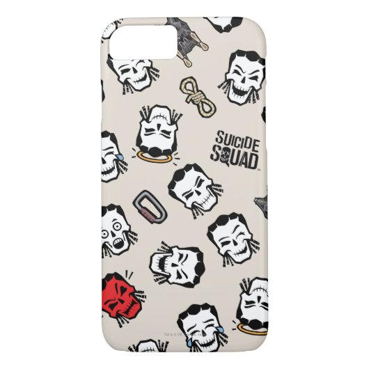 Suicide Squad | Slipknot Emoji Pattern Case-Mate iPhone Case (Achterkant)