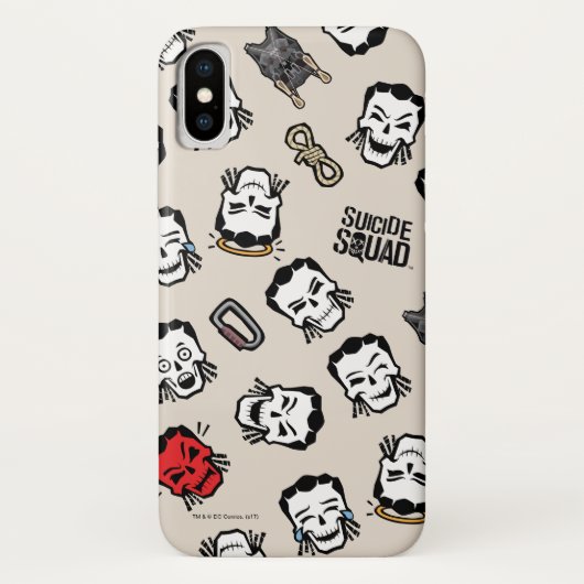 Suicide Squad | Slipknot Emoji Pattern Case-Mate iPhone Case (Achterkant)