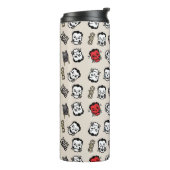 Suicide Squad | Slipknot Emoji Pattern Thermosbeker (Gedraaid links)