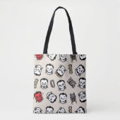 Suicide Squad | Slipknot Emoji Pattern Tote Bag (Voorkant)
