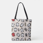Suicide Squad | Slipknot Emoji Pattern Tote Bag (Achterkant)