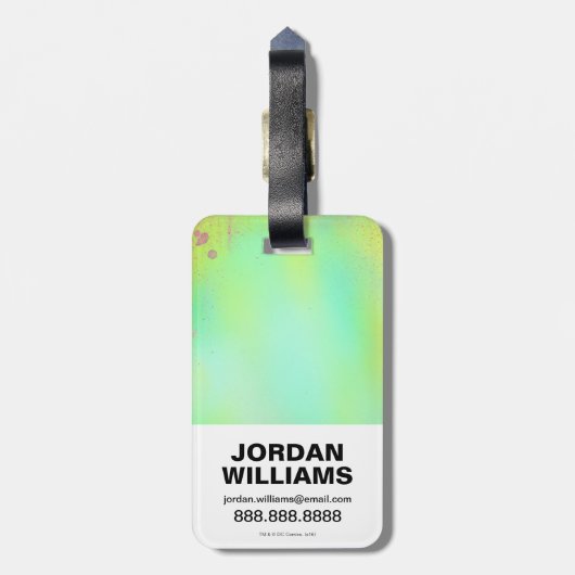 Suicide Squad | Slipknot Head-pictogram Bagagelabel (Achterkant verticaal)