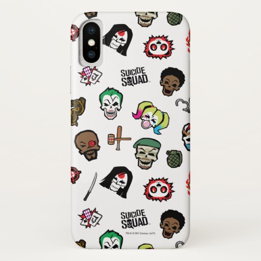 Suicide Squad | Suicide Squad Emoji Pattern Case-Mate iPhone Case (Achterkant)