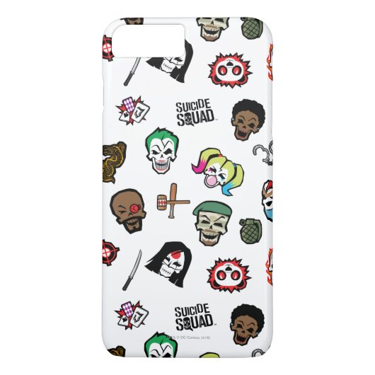 Suicide Squad | Suicide Squad Emoji Pattern Case-Mate iPhone Case (Achterkant)