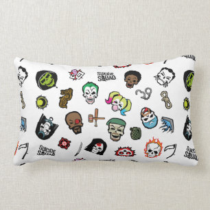 Suicide Squad Suicide Squad Emoji Pattern Kussen