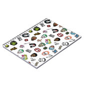 Suicide Squad | Suicide Squad Emoji Pattern Notitieboek (Linkerzijde)