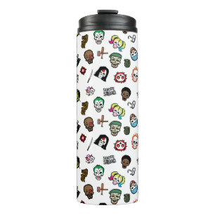 Suicide Squad   Suicide Squad Emoji Pattern Thermosbeker