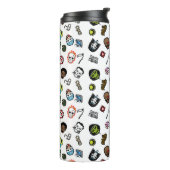 Suicide Squad | Suicide Squad Emoji Pattern Thermosbeker (Gedraaid links)