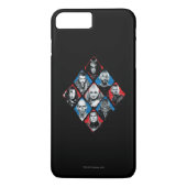 Suicide Squad | Task Force X Checkered Diamond Case-Mate iPhone Case (Achterkant)