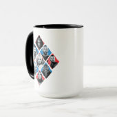 Suicide Squad | Task Force X Checkered Diamond Mok (Voorkant links)