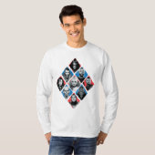 Suicide Squad | Task Force X Checkered Diamond T-shirt (Voorkant volledig)