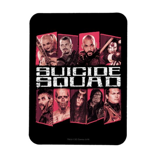 Suicide Squad | Task Force X Group Emblem Magneet (Verticaal)