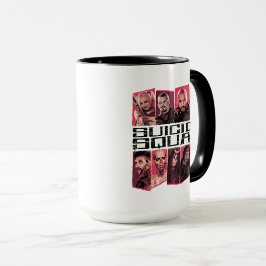 Suicide Squad | Task Force X Group Emblem Mok (Voorkant rechts)