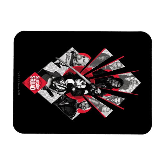 Suicide Squad | Task Force X Japans grafisch Magneet (Horizontaal)