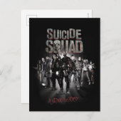 Suicide Squad |Task Force X Lineup Briefkaart (Voorkant / Achterkant)