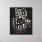 Suicide Squad |Task Force X Lineup Canvas Afdruk (Voorkant)