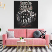 Suicide Squad |Task Force X Lineup Canvas Afdruk (Insitu (Woonkamer))