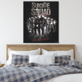 Suicide Squad |Task Force X Lineup Canvas Afdruk (Insitu (Slaapkamer))