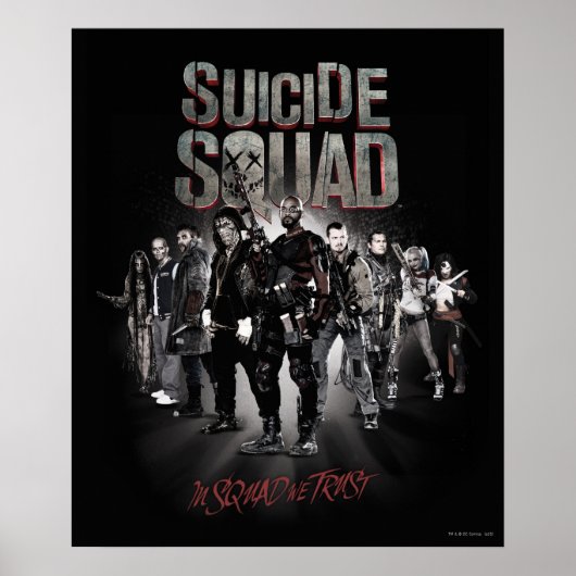 Suicide Squad |Task Force X Lineup Poster (Voorkant)