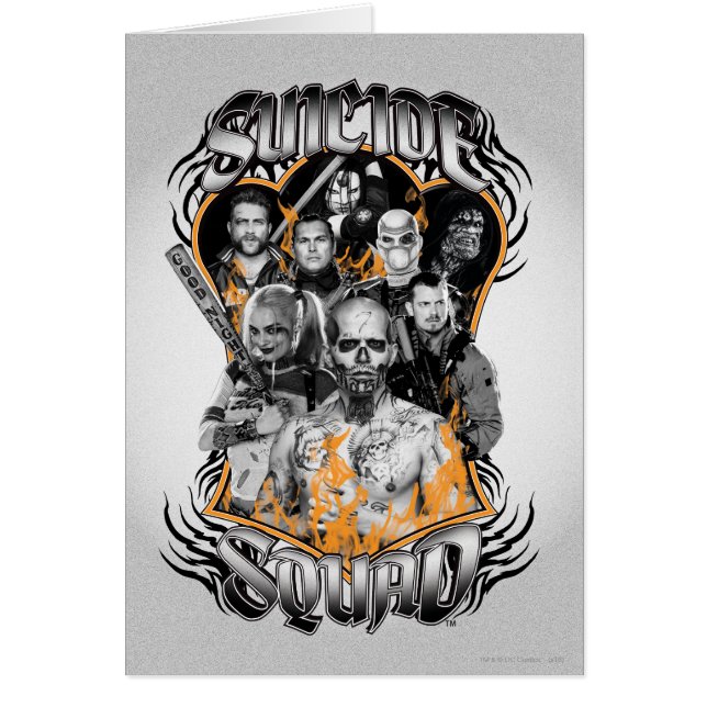 Suicide Squad | Task Force X Tribal Tattoo (Voorkant)