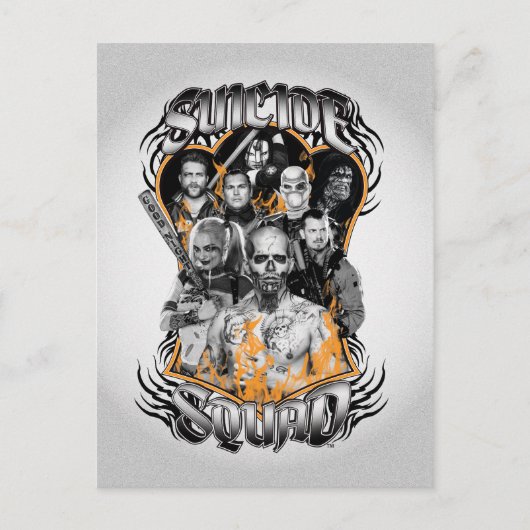 Suicide Squad | Task Force X Tribal Tattoo Briefkaart (Voorkant)