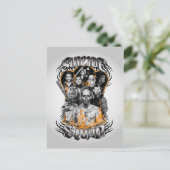 Suicide Squad | Task Force X Tribal Tattoo Briefkaart (Staand voorkant)