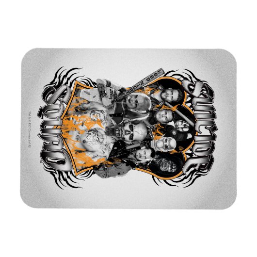 Suicide Squad | Task Force X Tribal Tattoo Magneet (Horizontaal)