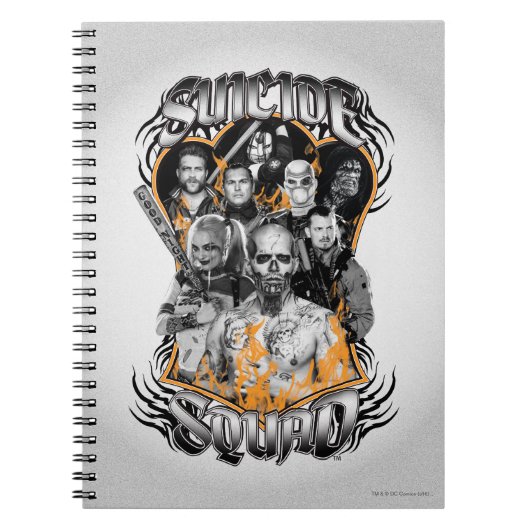 Suicide Squad | Task Force X Tribal Tattoo Notitieboek (Voorkant)