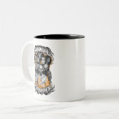 Suicide Squad | Task Force X Tribal Tattoo Tweekleurige Koffiemok (Voorkant links)