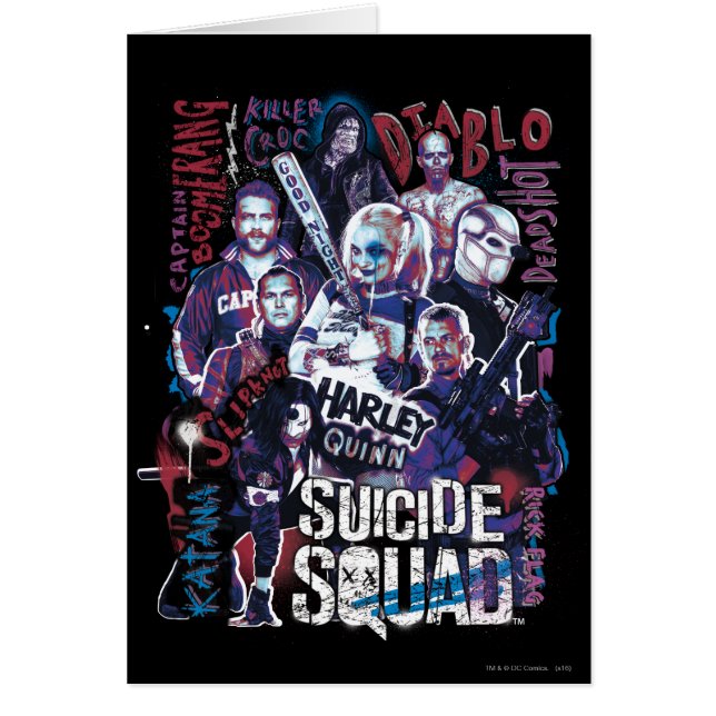 Suicide Squad | Task Force X Typografie Foto (Voorkant)