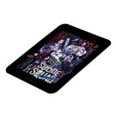 Suicide Squad | Task Force X Typografie Foto Magneet (Linkerzijde)