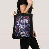 Suicide Squad | Task Force X Typografie Foto Tote Bag (Dichtbij)