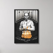 Suicide Squad | Tattoo El Diablo "Redemption" Canvas Afdruk (Voorkant)