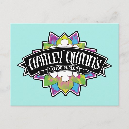 Suicide Squad | Tattoo van Harley Quinn Parlor Lot Briefkaart (Voorkant)