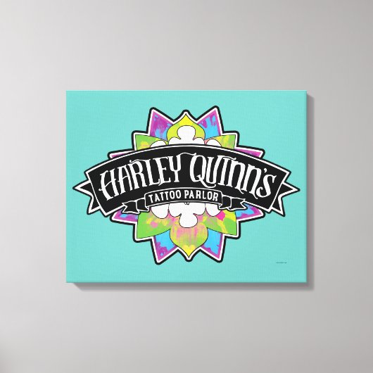 Suicide Squad | Tattoo van Harley Quinn Parlor Lot Canvas Afdruk (Voorkant)