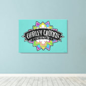 Suicide Squad | Tattoo van Harley Quinn Parlor Lot Canvas Afdruk (Insitu (Houten vloer))