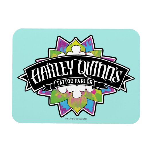 Suicide Squad | Tattoo van Harley Quinn Parlor Lot Magneet (Horizontaal)