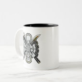 Suicide Squad | Tattoo van Slipknot Tweekleurige Koffiemok (Voorkant links)