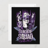 Suicide Squad | Vierkantsmeisjes "Op het plein ver Briefkaart (Voorkant / Achterkant)