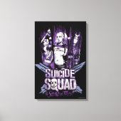 Suicide Squad | Vierkantsmeisjes "Op het plein ver Canvas Afdruk (Voorkant)