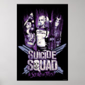 Suicide Squad | Vierkantsmeisjes "Op het plein ver Poster (Voorkant)