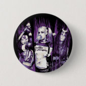 Suicide Squad | Vierkantsmeisjes "Op het plein ver Ronde Button 5,7 Cm (Voorkant)