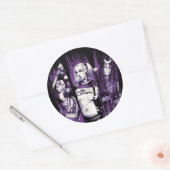 Suicide Squad | Vierkantsmeisjes "Op het plein ver Ronde Sticker (Envelop)