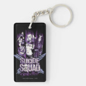 Suicide Squad | Vierkantsmeisjes "Op het plein ver Sleutelhanger (achterkant)