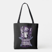 Suicide Squad | Vierkantsmeisjes "Op het plein ver Tote Bag (Achterkant)